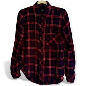 Rails Super Soft Red & Black Plaid Shirt (XS)